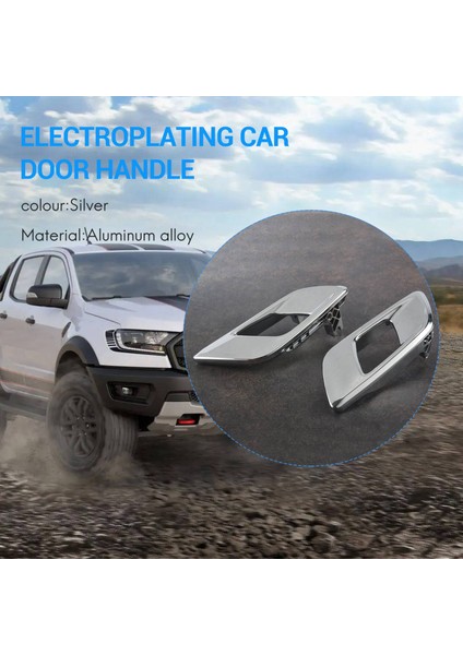 Ford Ranger Için 2012-2019 Everest 2015-2019 Kapı Iç Kulp Chrome (Yurt Dışından) modelleri