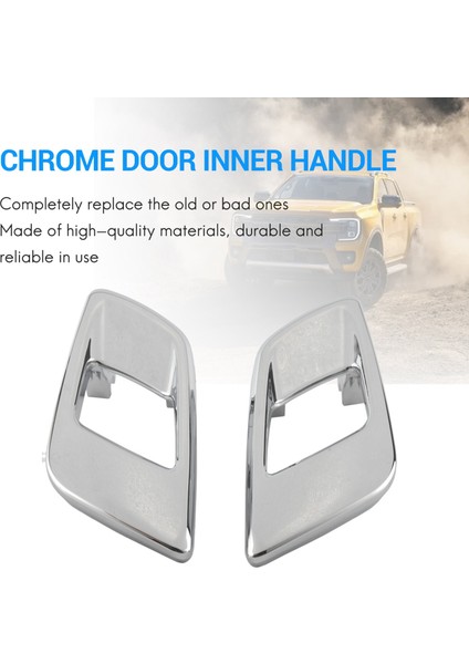 Ford Ranger Için 2012-2019 Everest 2015-2019 Kapı Iç Kulp Chrome (Yurt Dışından) fırsatları