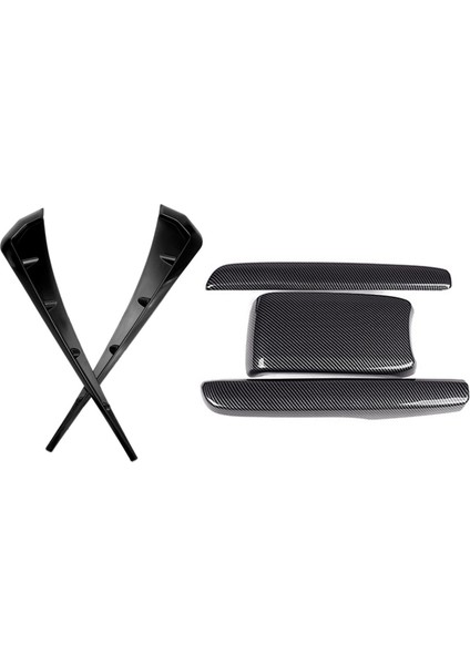 2 Set Araç Aksesuarları: 1 Set Kol Dayama Kutusu Koruyucu Kapaklar ve 1 Set Siyah Abs Çamurluk Havalandırma Kapakları (Yurt Dışından)