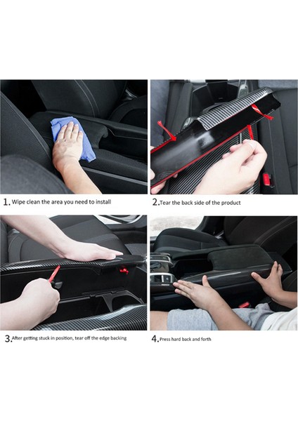 2 Set Araç Aksesuarları: 1 Set Kol Dayama Kutusu Koruyucu Kapaklar ve 1 Set Siyah Abs Çamurluk Havalandırma Kapakları (Yurt Dışından) indirimleri