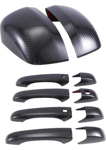 Karbon Fiber Ayna Kapakları+Jeep Grand Cherokee Dodge Durango 2011-2020 Için Kapı Kolu Kapakları (Yurt Dışından) indirimleri