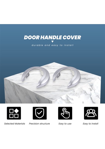 Araba Iç Kapı Kolu Kapak Dekoratif Trim Içi Rozet Nissan Tiida Için Rozet 2005-2010 1.6 Livina NV200 A (Yurt Dışından) fırsatları