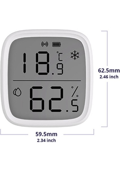 Ekranlı Sıcaklık Nem Sensörü, Zigbee Çok Amaçlı Ağ Geçidi Akıllı Wifi Uzaktan Sıcaklık ve Nem Sensörü (Yurt Dışından) indirimleri