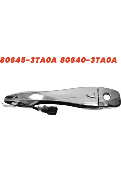 Nissan Altima Pathfinder 2013-2018 80640-3TA0A Için Dış Dış Kapı Kolu Akıllı Giriş 80645-3TA0A ile Krom Çekin (Yurt Dışından) indirimleri