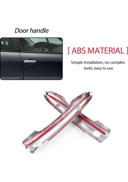 Renault Scenic 2 Için Iı Iı 2003 2004 2005 2006 2007 2008 2009 Krom Kapı Tığlığı Yakalama Kapak Trim Kapağı Otomatik Aksesuarlar (Yurt Dışından) indirimleri