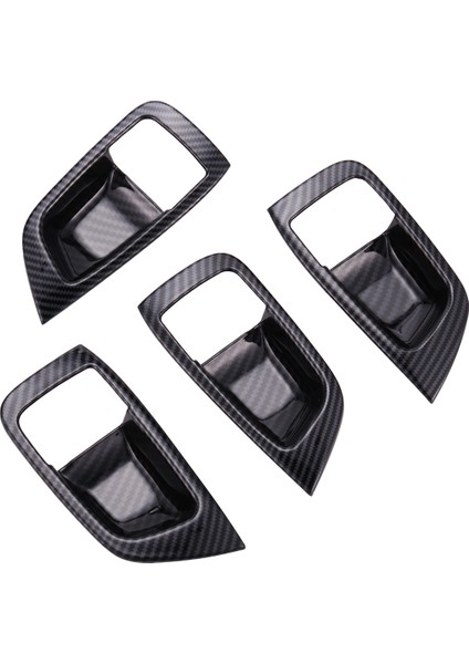 Mitsubishi Pajero Sport 2020 Için 4pcs Karbon Fiber Abs Araba Kapı Kolu Kase Koruyucu Kapak Kaplama Pervazları Araba Stil (Yurt Dışından)