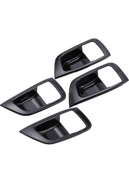 Mitsubishi Pajero Sport 2020 Için 4pcs Karbon Fiber Abs Araba Kapı Kolu Kase Koruyucu Kapak Kaplama Pervazları Araba Stil (Yurt Dışından) modelleri