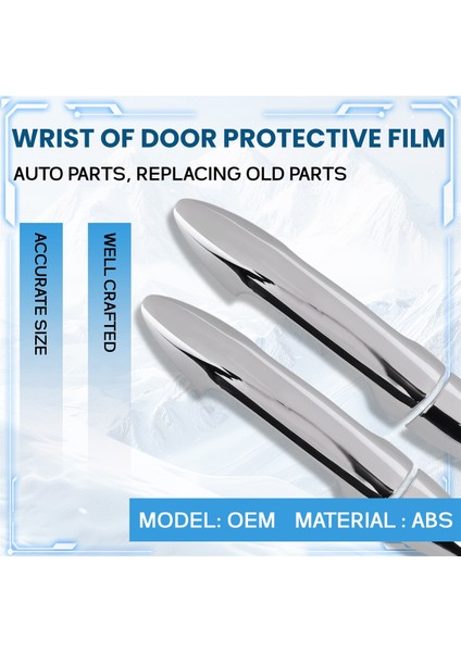 Kia K2 Rio 3 Sedan Için 2011-2015 Yeni Araba Krom Kapı Tutucu Kapak Çıkartma Aksesuarları (Yurt Dışından) indirimleri