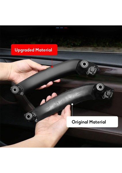 2x Araba Iç Iç Kapı Çekme Kolu Çekme Trimi For-Bmw F25 F26 X3 X4 2011-2017, Ön ve Arka Sağ Taraf Siyah (Yurt Dışından) modelleri
