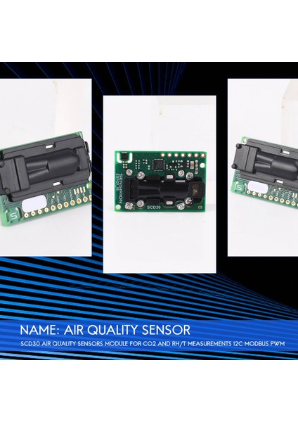 Co2 ve Rh/t Ölçümleri Için SCD30 Hava Kalitesi Sensörleri Modülü I2C Modbus Pwm (Yurt Dışından) indirimleri