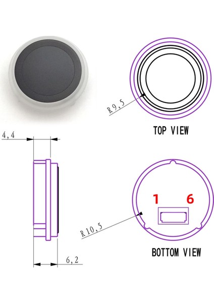 R558S Kapasitif Parmak Izi Modülü Erişim Kontrol Güvenlik Ekipmanı Parmak Izi Tanıma Modülü (Yurt Dışından) indirimleri