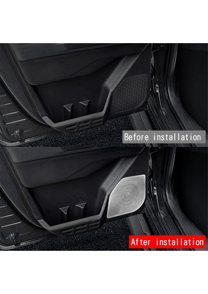 Araba Paslanmaz Çelik Kapı Ses Hoparlör Korna Panel Trims Toyota Tacoma 2024 Gümüş Için Ses Hoparlör Kapağı (Yurt Dışından) fırsatları