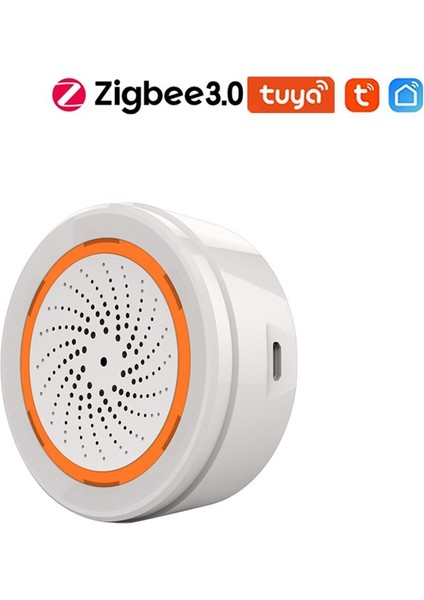 Tuya Zigbee Akıllı Siren Alarm Sesi ve Işık Siren Sıcaklık Nem Sensörü Tuka Için Ev Güvenlik Alarmı (Yurt Dışından) fiyatları