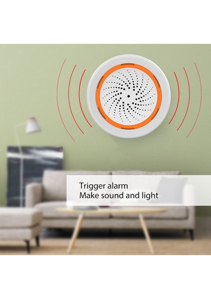 Tuya Zigbee Akıllı Siren Alarm Sesi ve Işık Siren Sıcaklık Nem Sensörü Tuka Için Ev Güvenlik Alarmı (Yurt Dışından) modelleri