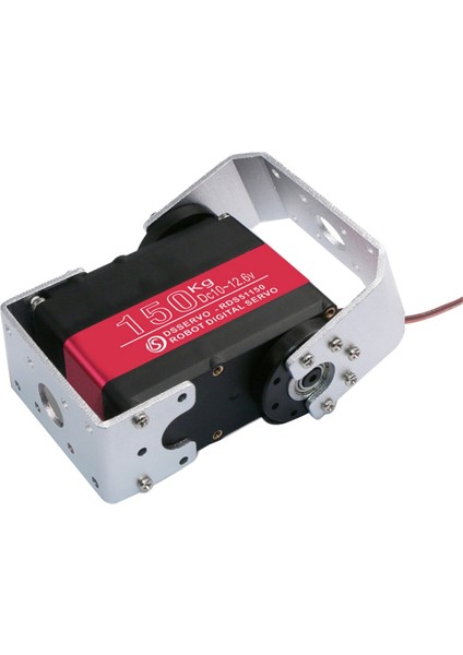150KG 12V RDS51150 Çift Şaftlı Dijital Metal Robotik Servo Montaj Braketi Su Geçirmez 270 Derece (Yurt Dışından) fiyatları