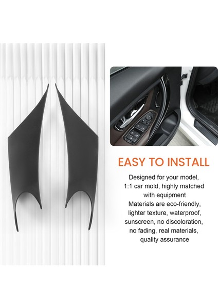 2pcs Abs Iç Kapı Kolu -Bmw 3 4 Seri 3 Serisi Gt F30 F35 2013-2019 Siyah (Yurt Dışından) indirimleri