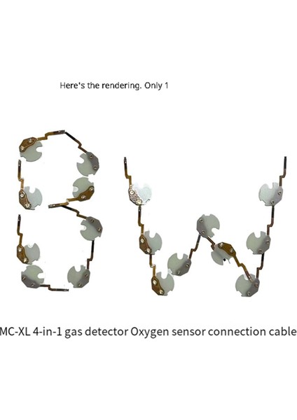 4 Arada Mc2-Fpcb1 Bw Gasalertmicro-Clip Xt / Xl Değiştirme Oksijen Için Flex Pcb O2 Sensörü Mcxl-Fc1 (Yurt Dışından) fiyatları