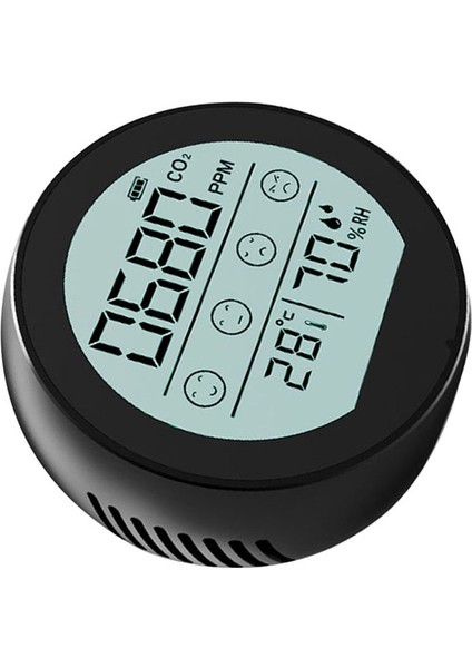 Hava Kalitesi Monitörü Co2 Metre Karbon Dioksit Dedektörü Ev Ofis Arabası Için Sıcaklık Nem Algılama Siyah (Yurt Dışından) modelleri