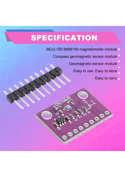 Jeomanyetik Sensör Modülü MCU-150 BMM150 Magnetometre Modülü Pusula Geomanyetik Sensör Modülü (Yurt Dışından) indirimleri