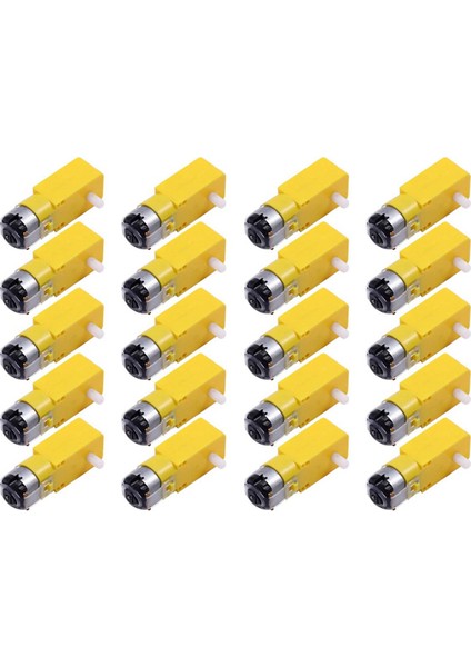 60 Adet Dc 70MA (3V) Robot Akıllı Araba Dıy Çift Şaft Dişli Tt Motor Mcu Mcu 7x2.2x1.8cm (Yurt Dışından) fiyatları