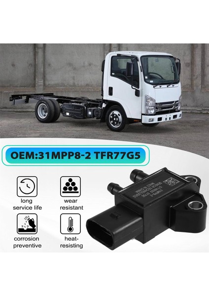 31MPP8-2 Kamyon Diferansiyel Basınç Sensörü Isuzu Jac FR4KH1VM25 Motor Kamyon Motor Parçaları TFR77G5 (Yurt Dışından) indirimleri