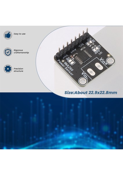 INA260 Algılama Sensörü Modülü Yüksek Veya Düşük Yan Voltaj Akım Güç Sensörü Taşınabilir Modül (Yurt Dışından) fırsatları