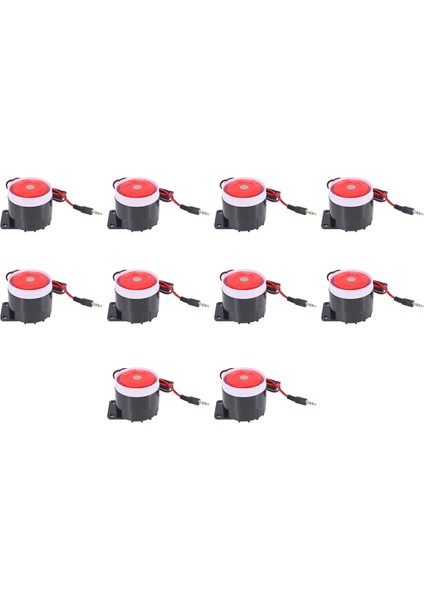 Ev Güvenlik Alarm Sistemi Için 10X Kablolu Mini Siren Boynuz Siren 120DB 12V (Yurt Dışından)