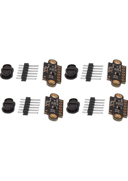 4x VL53L1X Aralıklı Uçuş Zamanı Sensörü Modülü 3V-5V Mesafe 400CM Ölçüm Uzatma Kartı Modülü Arduino Için (Yurt Dışından)