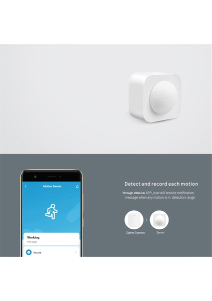 Zigbee 3.0 Pır Hareket Sensörü, Kızılötesi Insan Vücut Dedektörü, Alexa Google Home Için Ewelink Zigbee Köprüsü Aracılığıyla Akıllı Kontrol (Yurt Dışından) modelleri