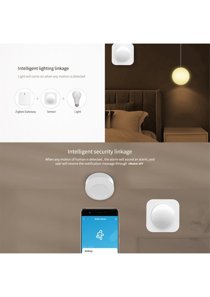 Zigbee 3.0 Pır Hareket Sensörü, Kızılötesi Insan Vücut Dedektörü, Alexa Google Home Için Ewelink Zigbee Köprüsü Aracılığıyla Akıllı Kontrol (Yurt Dışından) fırsatları