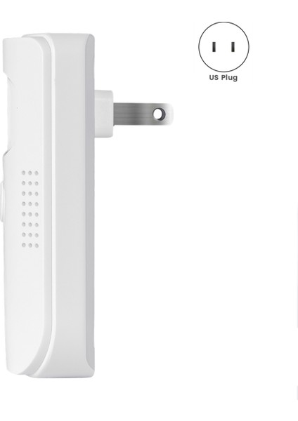 Karbon Monoksit Dedektörü Alarm Fotoelektrik Sensör LCD Plug-In Co Zehirleme Alarm Sesi + Flash Uyarı (2pcs) Abd Fişi (Yurt Dışından)