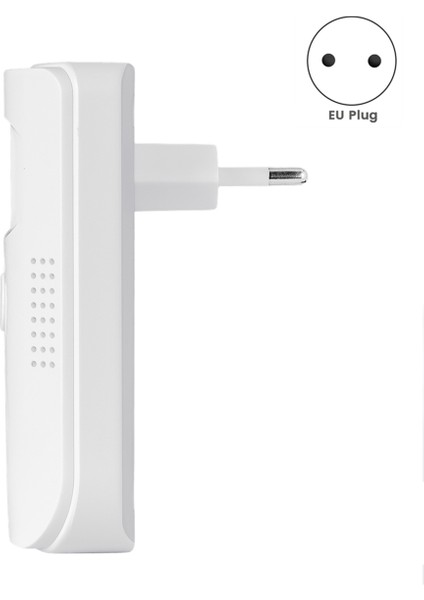 Karbon Monoksit Dedektörü Alarm Fotoelektrik Sensör LCD Plug-In Co Zehirleme Alarm Sesi + Flash Uyarı (2pcs) Ab Fişi (Yurt Dışından)