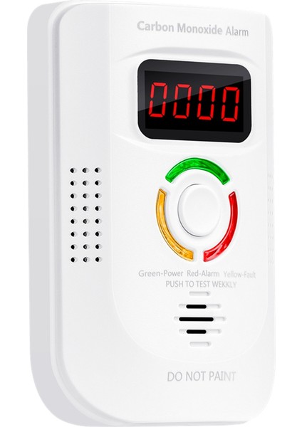 Karbon Monoksit Dedektörü Alarm Fotoelektrik Sensör LCD Plug-In Co Zehirleme Alarm Sesi + Flash Uyarı (2pcs) Ab Fişi (Yurt Dışından) fırsatları