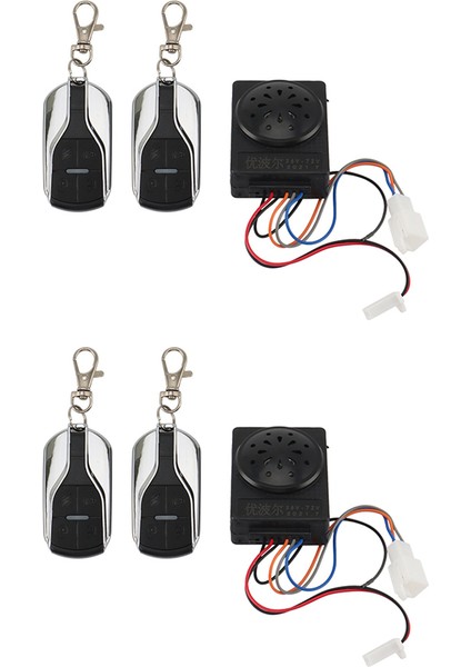2x Ebike Alarm Kontrol Kutusu Akıllı Indüksiyon Kablosuz Uzaktan Evrensel Elektrikli Bisiklet Değiştirme 36V 48V 60V 72V (Yurt Dışından)