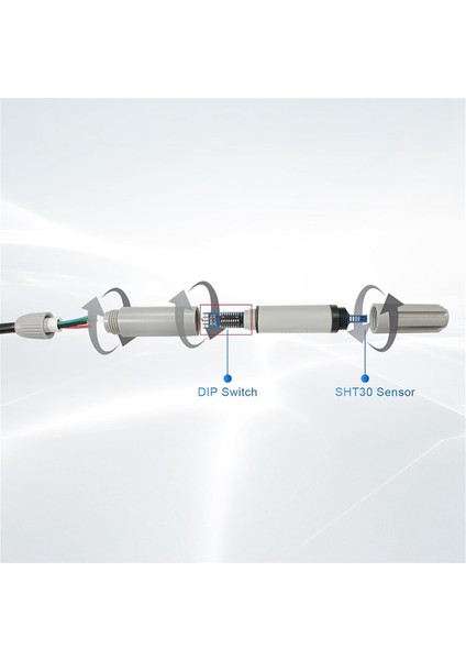 RS485 Sıcaklık ve Nem Verici Kanalı Verici Entegre Sıcaklık ve Nem Verici (Yurt Dışından) modelleri