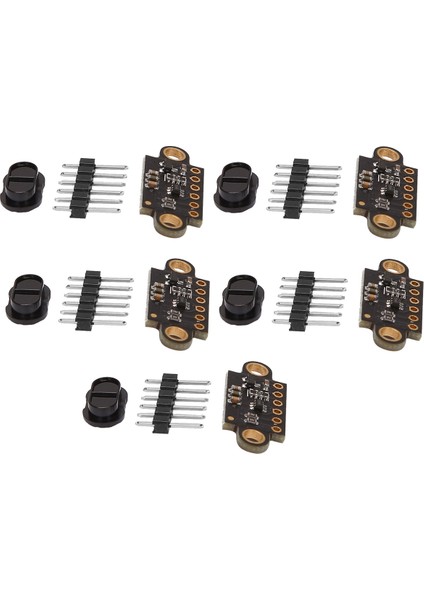 5x VL53L1X Aralıklı Uçuş Zamanı Sensörü Modülü 3V-5V Mesafe 400CM Ölçüm Uzatma Kartı Modülü Arduino (Yurt Dışından)