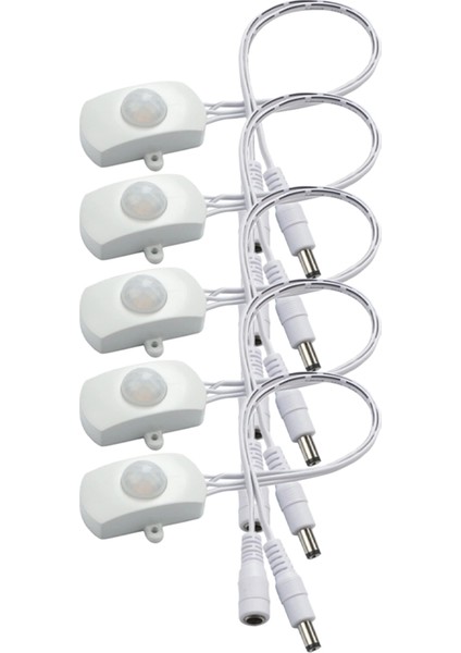 Dc 6V 12V 24V 5A Pır Hareket Sensörü Anahtarı Mini Pır Kızılötesi Ir Sensör Dedektör Anahtarı Modülü LED Şerit Işığı (Beyaz) (Yurt Dışından)