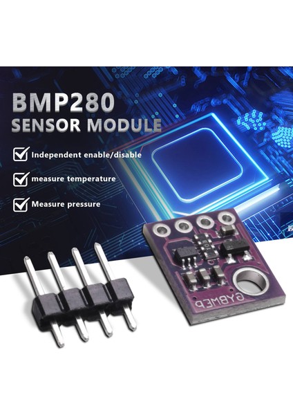3pcs BMP280 5V Dijital Sıcaklık Barometrik Basınç Sensörü Modülü, Sıcaklık Sensörü Atmosfer Basınç Kartı (Yurt Dışından) fiyatları