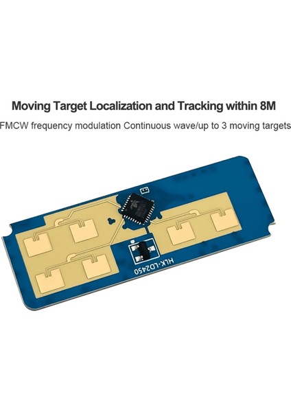 HLK-LD2450 24G Akıllı Ev Dalgası Insan Vücudu Hareket Hedef Izleme Radar Sensörü Modülü Test Mesafe Açısı Hızı (Yurt Dışından) fiyatları