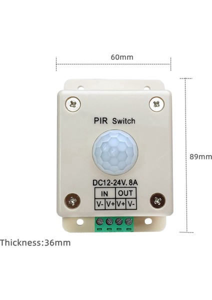 2x LED Şerit Şeridi Ampul Lambası Kızılötesi Hareket Sensörü Anahtarı Için Otomatik Dc 5V 12V 24V Kızılötesi Pır Hareket Sensörü Anahtarı (Yurt Dışından) fırsatları