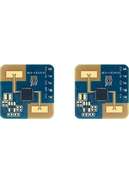 2x LD2410S Hareket Algılama Radar Sensör Modülü 24GHZ Insan Varlığı Radar Sensörü, Akıllı Ev Için (Yurt Dışından)
