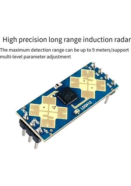 Sensör Algılama Modülü 24G Insan Varlığı Algılama Radar Modülü LD2412 Millimetre Dalga Radarı Geniş Açılı Algılama Modülü (Yurt Dışından) modelleri