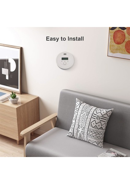 Co Alarm Sensörü 85DB Yüksek Hassas Uyarı Dumanı ve Karbon Monoksit Dedektörü Alarm Co Detektörü Home Hotel (Yurt Dışından) fırsatları