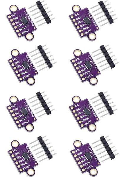 8pcs VL53L0X Uçuş Süresi Tof Ranging Sensör Breakout 940NM GY-VL53L0XV2 Mesafe Modülü I2C Iıc (Yurt Dışından)
