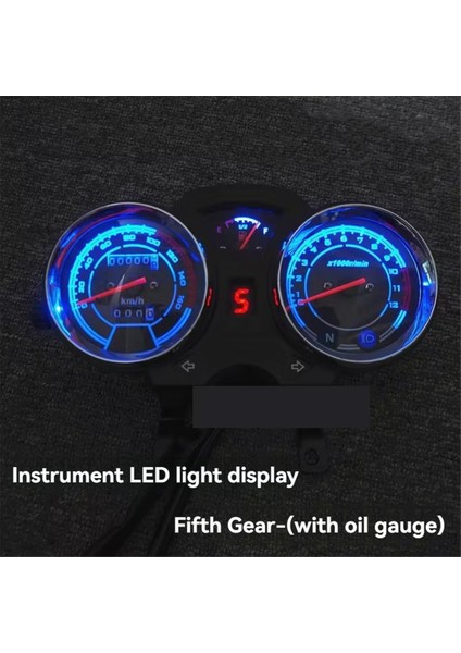 Motosiklet Speedometre Cafe Racer Takometre Yakıt Göstergesi Suzuki GN125 GN150 Gn 125 150 125CC 150CC 12V (Yurt Dışından) fırsatları