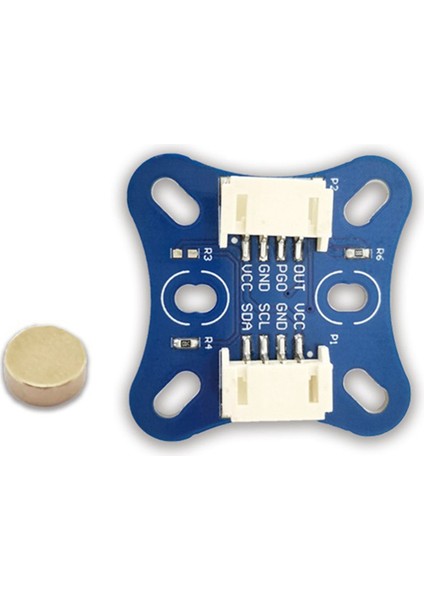 AS5600 Manyetik Kodlayıcı Modülü Manyetik Indüksiyon Açısı Ölçüm Sensörü Modülü Foc 12BIT Yüksek Hassas Sensör (Yurt Dışından)