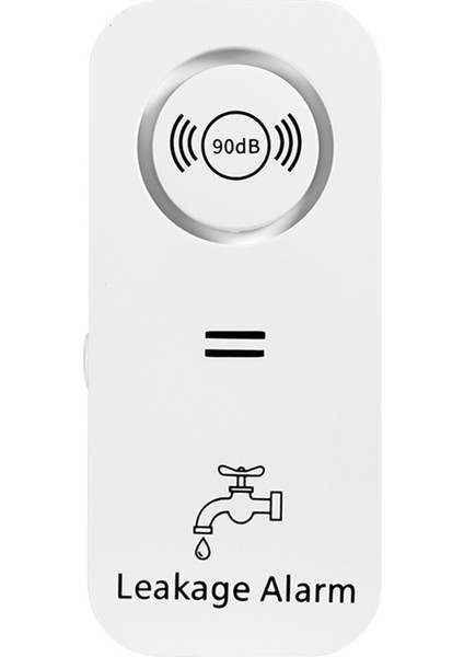 Su Sensörü 90DB Alarm Su Sızıntısı Dedektörü Uyarısı Sızıntıların Izlenmesi ve Mutfak Banyo Temelleri Için Damla Alarmı (Yurt Dışından)