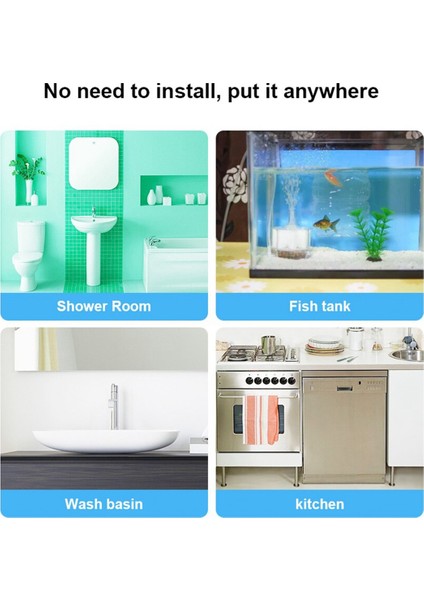 Su Sensörü 90DB Alarm Su Sızıntısı Dedektörü Uyarısı Sızıntıların Izlenmesi ve Mutfak Banyo Temelleri Için Damla Alarmı (Yurt Dışından) fiyatları