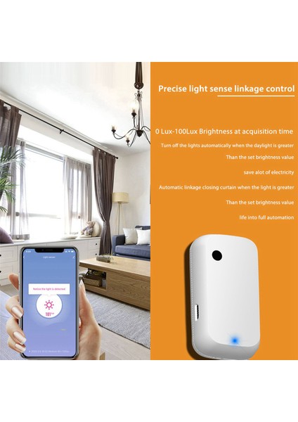 2x Tuya Wifi Işık Sensörü Akıllı Ev Aydınlatma Sensörü Bağlantı Kontrolü Parlaklık Sensörü Aydınlatma (Yurt Dışından) indirimleri