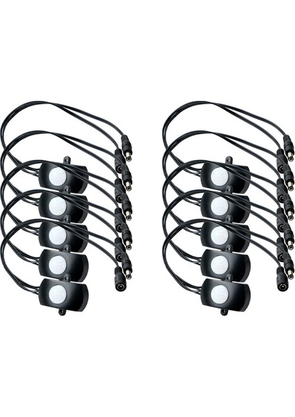 10X Dc 6V 12V 24V 5A Pır Hareket Sensörü Anahtarı Mini Pır Kızılötesi Ir Sensör Dedektör Anahtarı Modülü (Siyah) (Yurt Dışından)